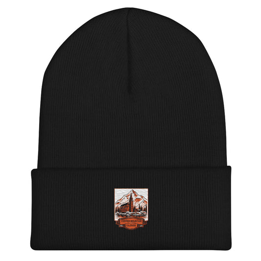 Copper Mountain Colorado Souvenir Cuffed Beanie