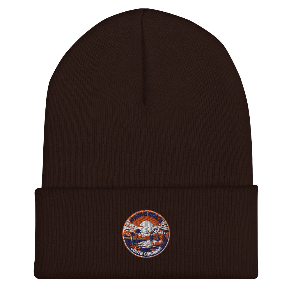 Myrtle Beach South Carolina Souvenir Cuffed Beanie