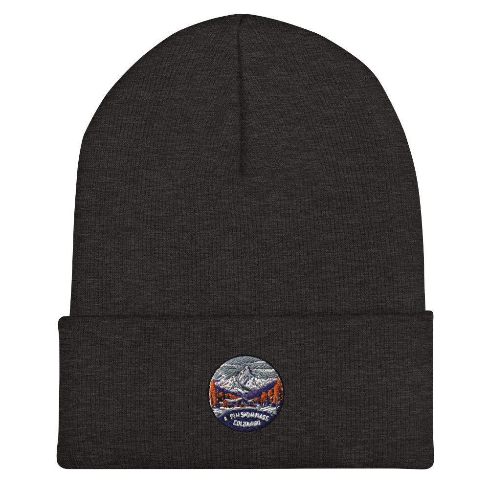 Aspen Snowmass Colorado Souvenir Cuffed Beanie