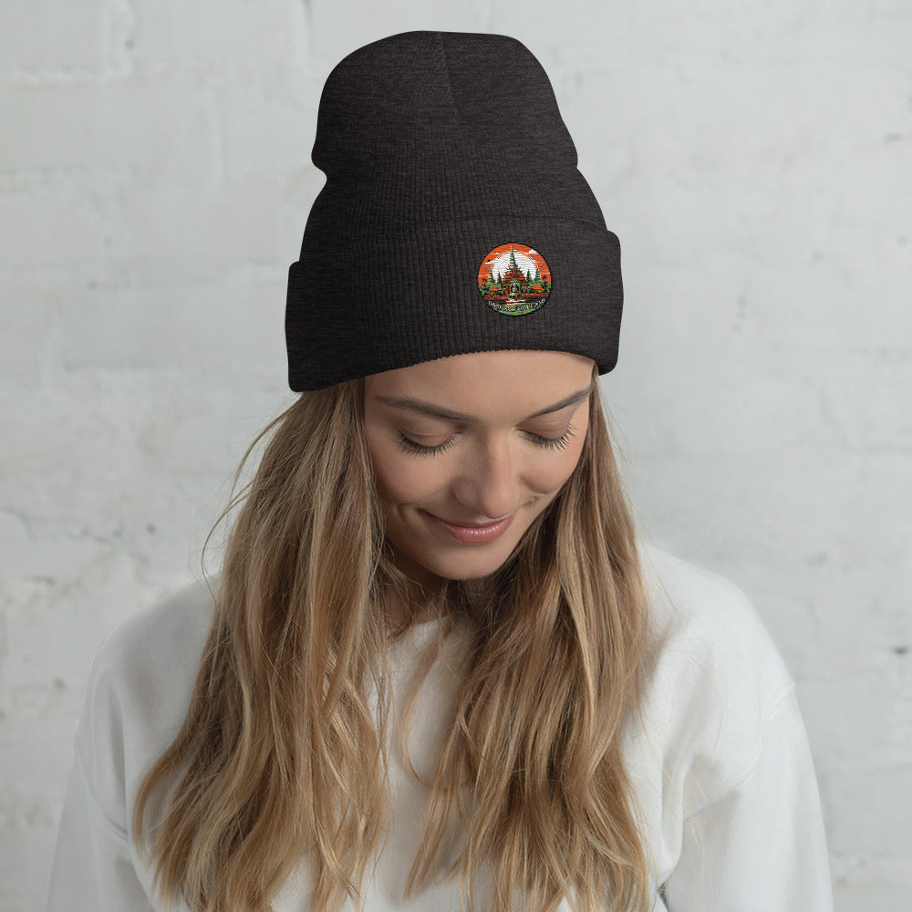 Bangkok Thailand Souvenir Cuffed Beanie