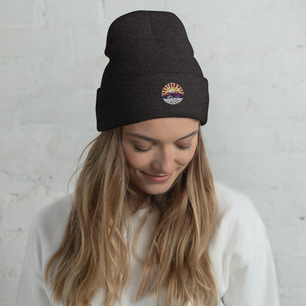 Sun Valley Idaho Souvenir Cuffed Beanie