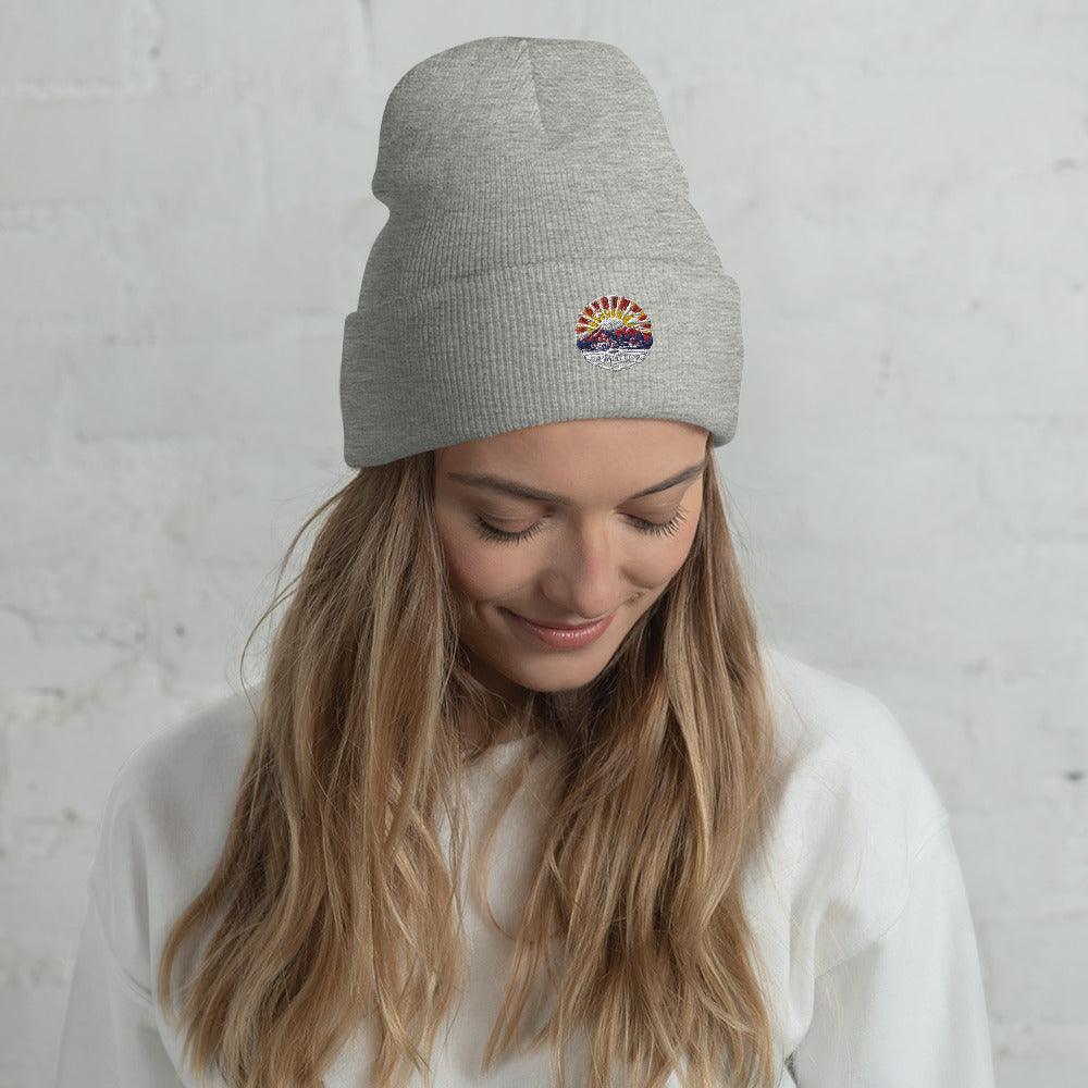 Sun Valley Idaho Souvenir Cuffed Beanie