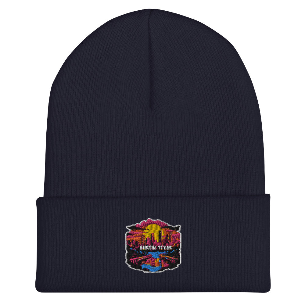 Austin Texas Souvenir Cuffed Beanie