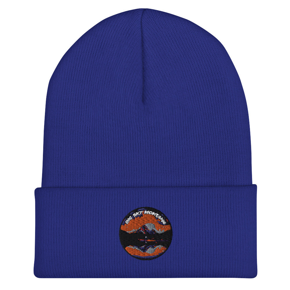 Big Sky Montana Souvenir Cuffed Beanie