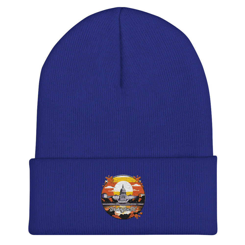 Washington DC Souvenir Cuffed Beanie