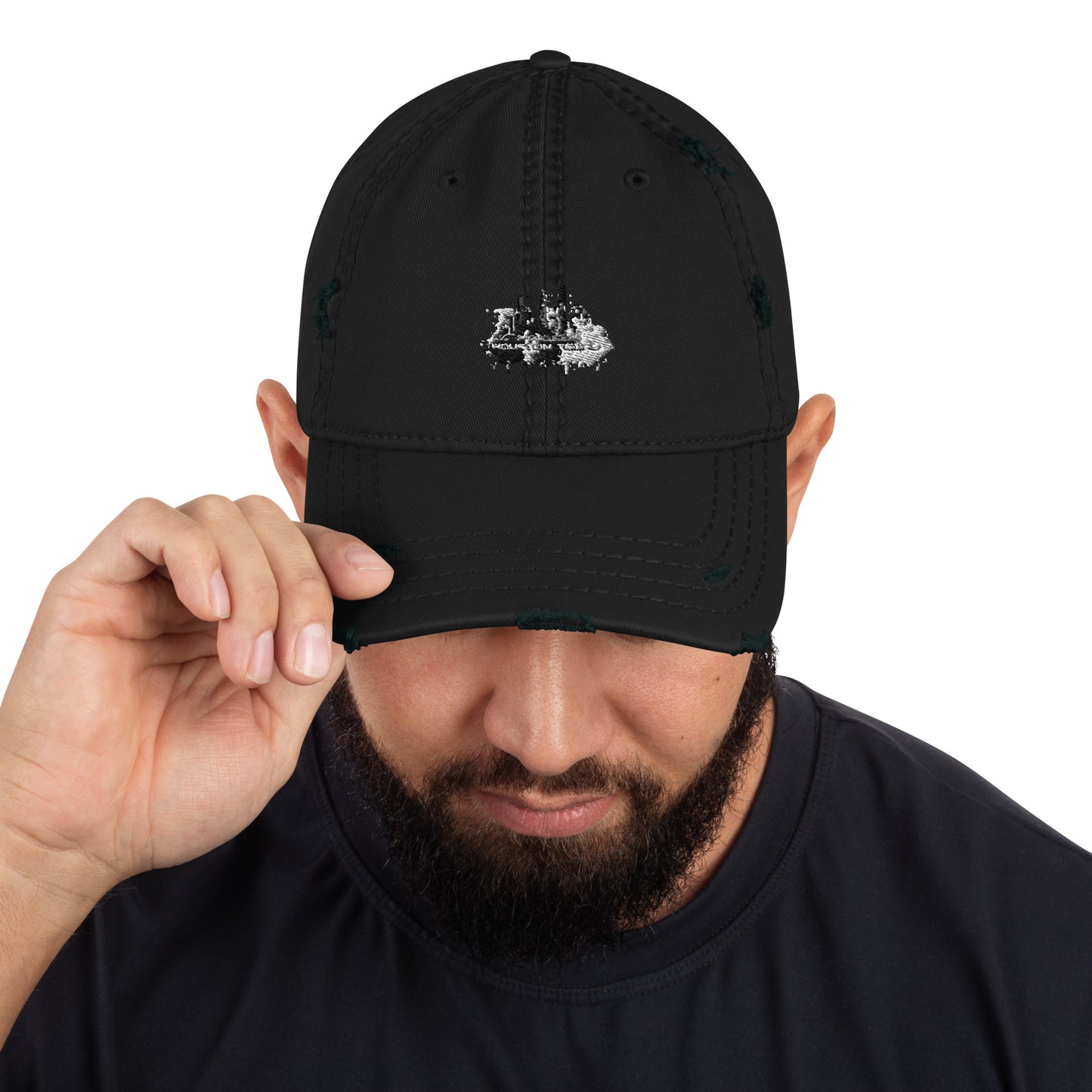 Houston Texas Souvenir Distressed Dad Hat