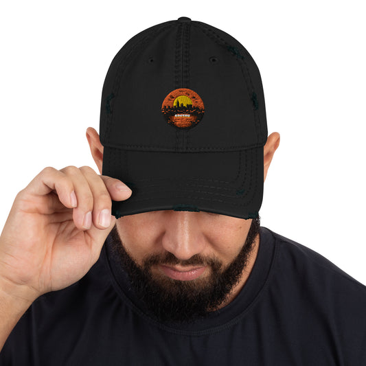 Boston Souvenir Distressed Dad Hat