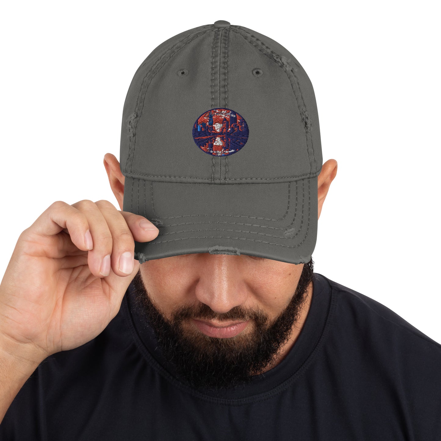 Philadelphia Pennsylvania Souvenir Distressed Dad Hat