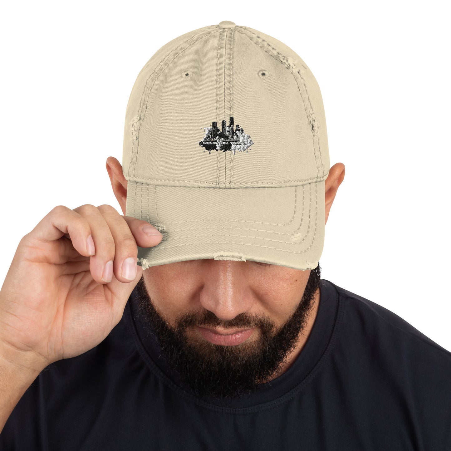 Houston Texas Souvenir Distressed Dad Hat