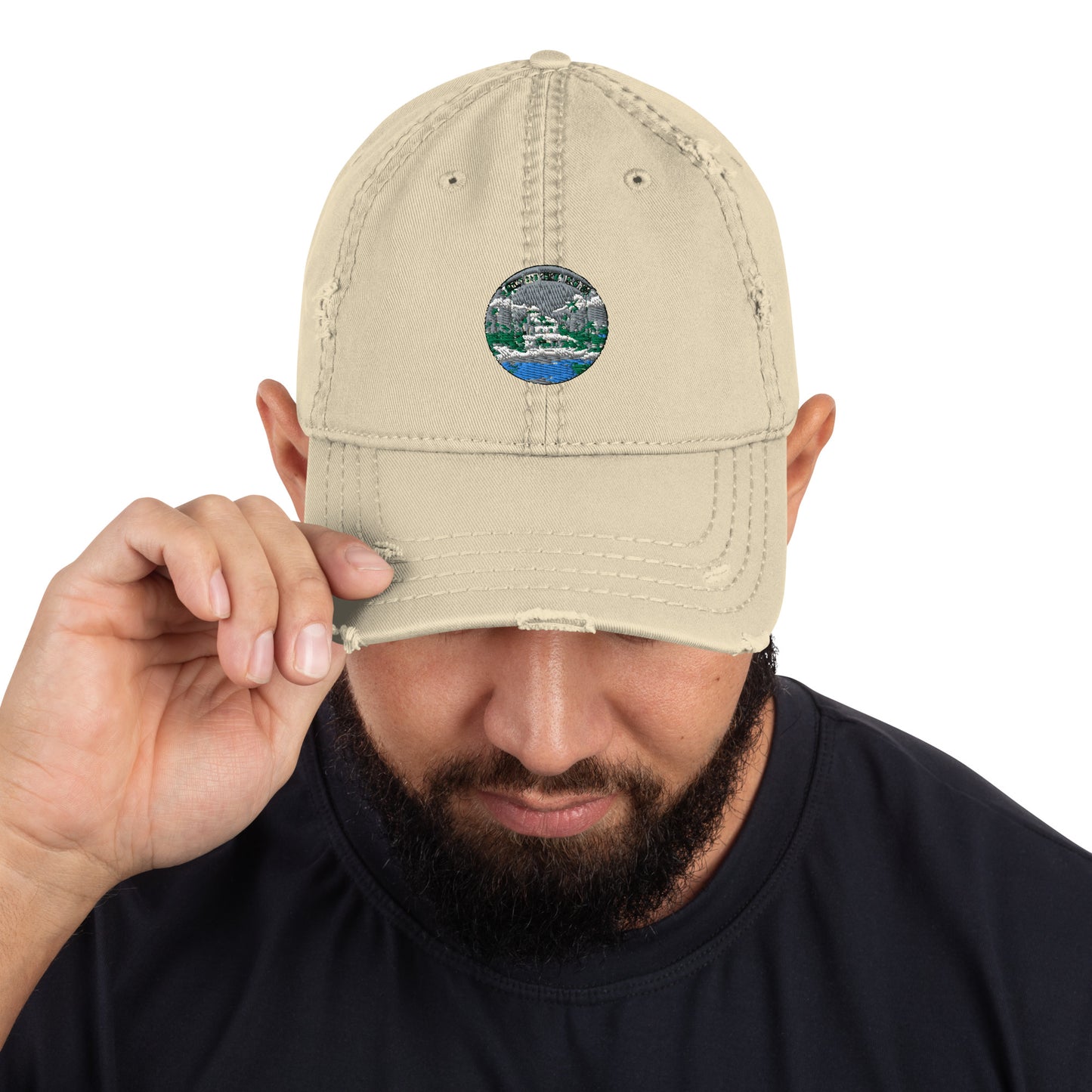 Turks and Caicos Islands Souvenir Distressed Dad Hat