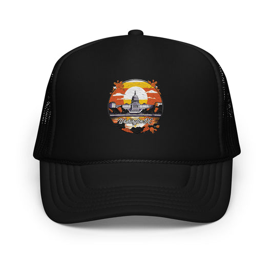 Washington DC Souvenir Foam trucker hat