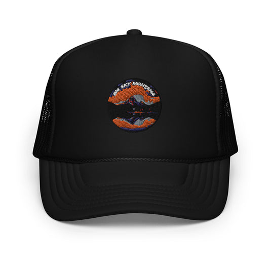 Big Sky Montana Souvenir Foam trucker hat