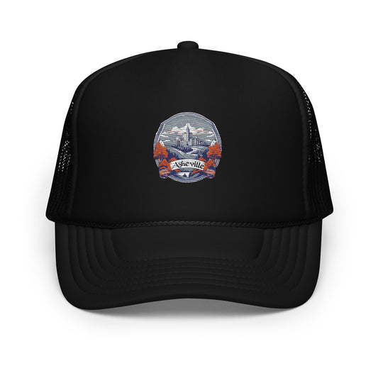 Asheville North Carolina Souvenir Foam trucker hat