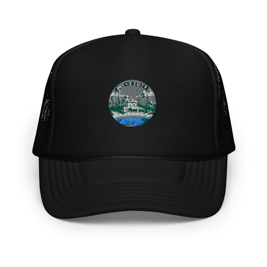 Turks and Caicos Islands Souvenir Foam trucker hat