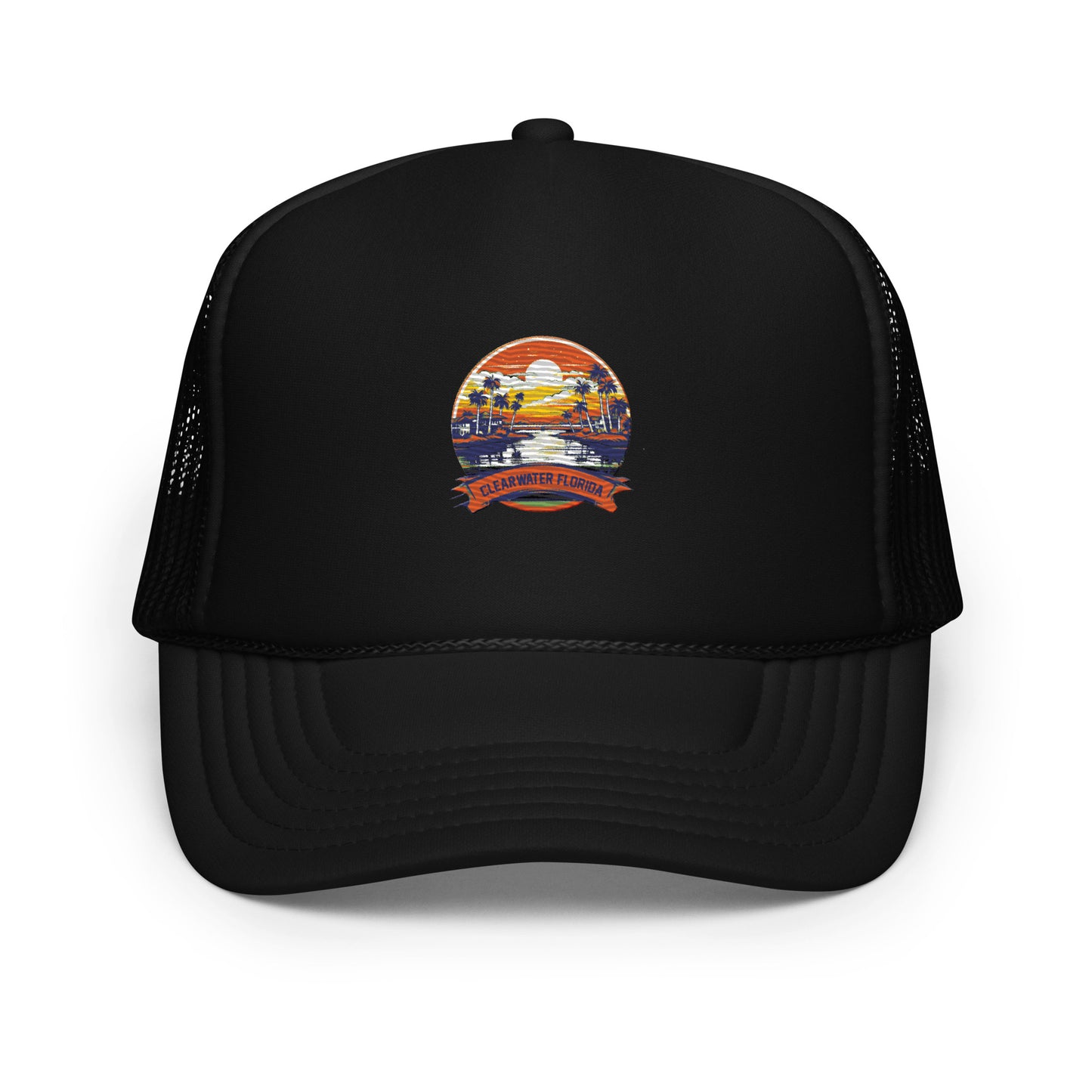 Clearwater Florida Souvenir Foam trucker hat