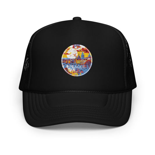 Prague Czech Republic Souvenir Foam trucker hat