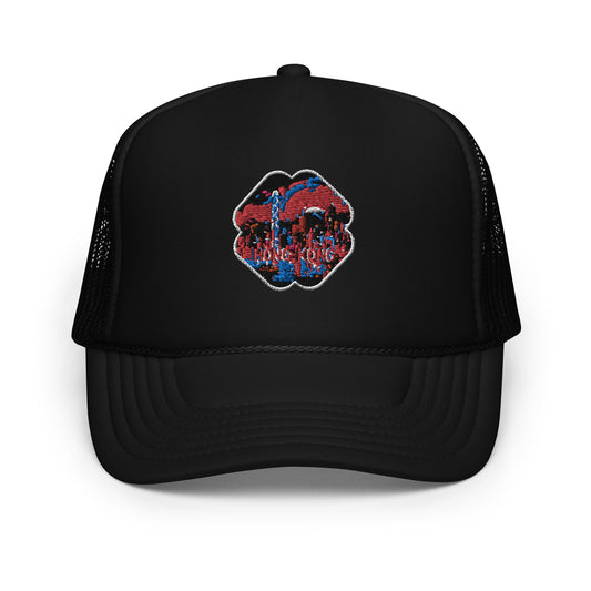 Hong Kong Souvenir Foam trucker hat