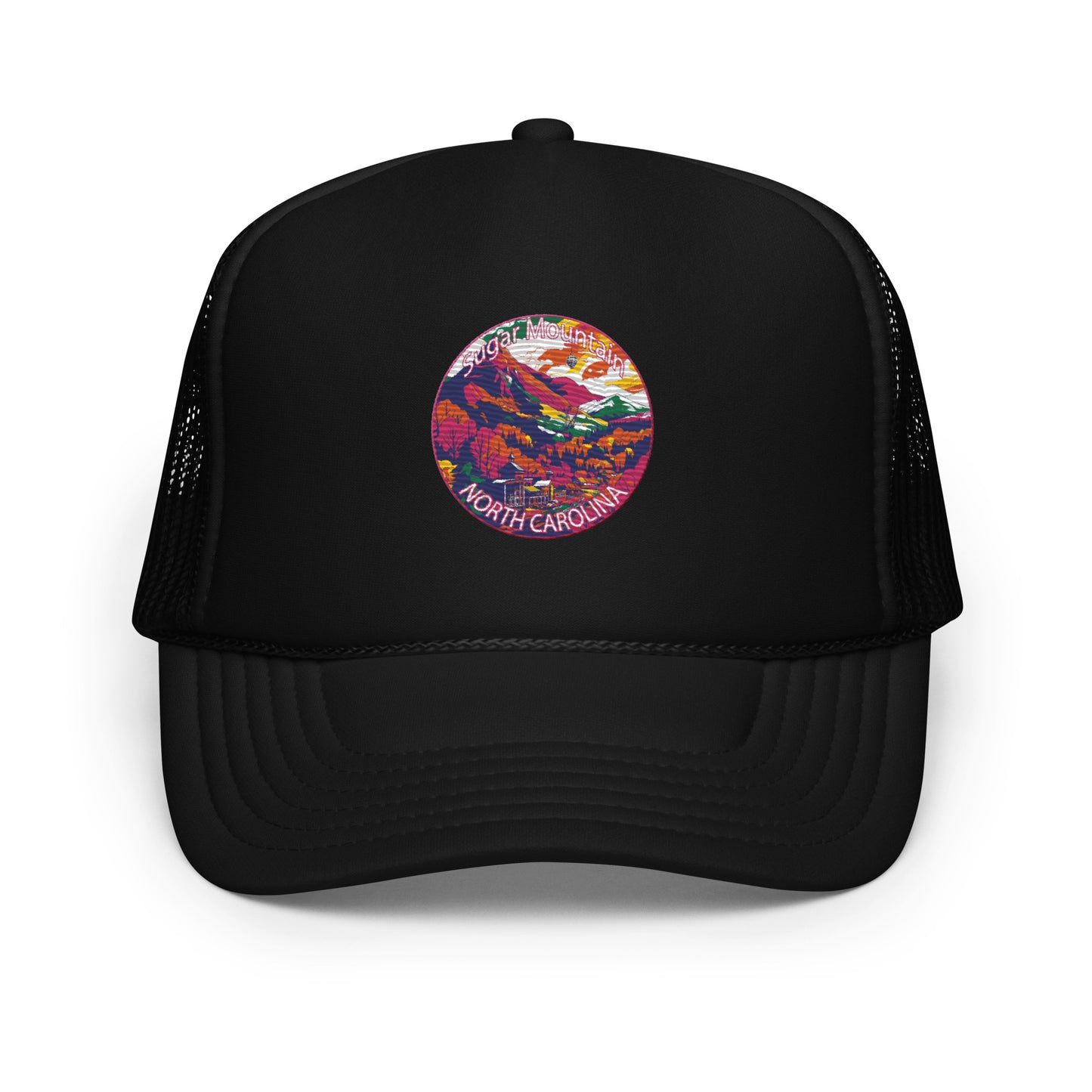 Sugar Mountain North Carolina Souvenir Foam trucker hat