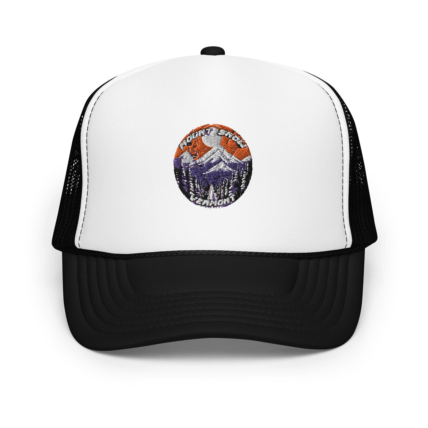 Mount Snow Vermont Souvenir Foam trucker hat