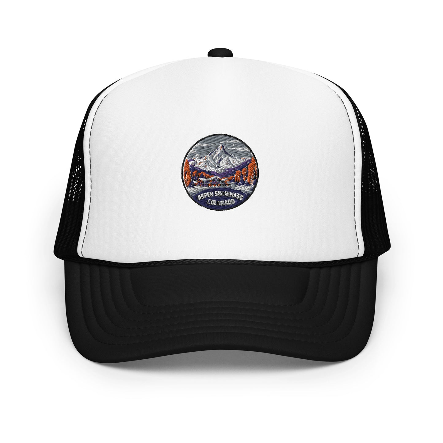 Aspen Snowmass Colorado Souvenir Foam trucker hat