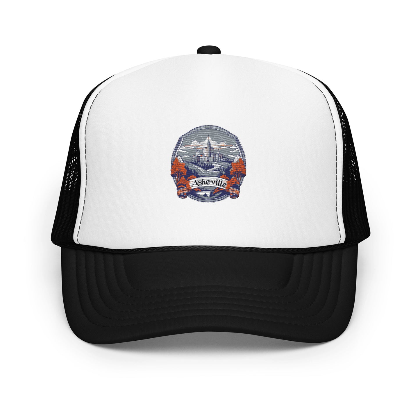 Asheville North Carolina Souvenir Foam trucker hat