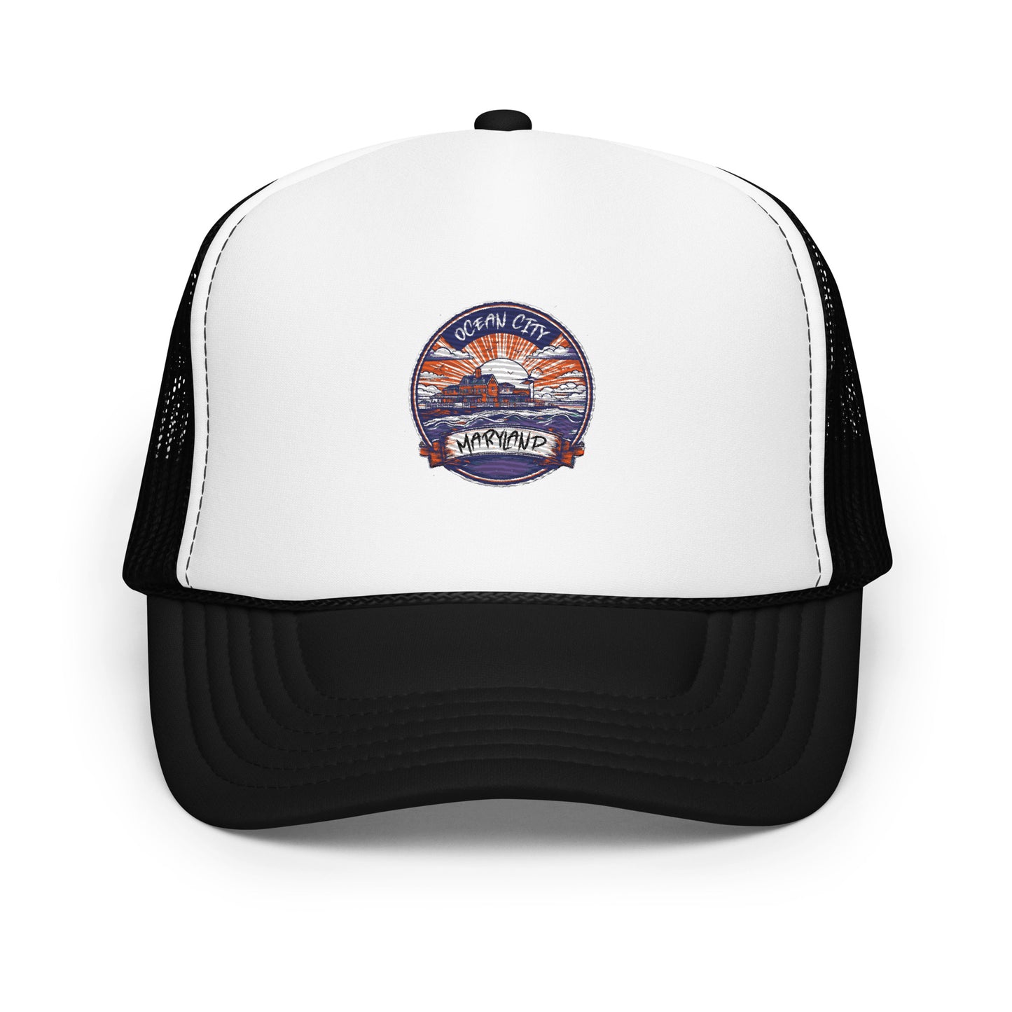 Ocean City Maryland Souvenir Foam trucker hat