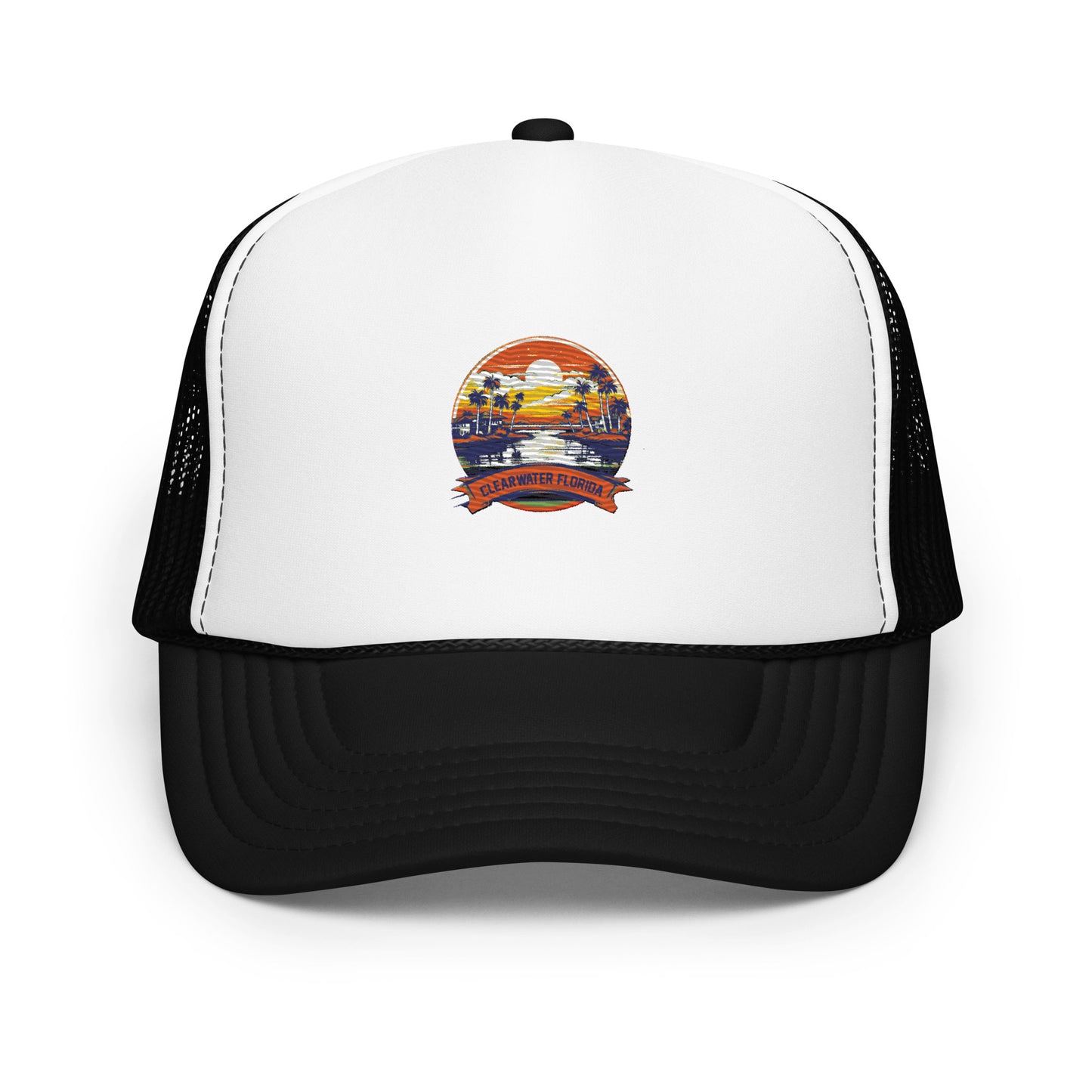 Clearwater Florida Souvenir Foam trucker hat