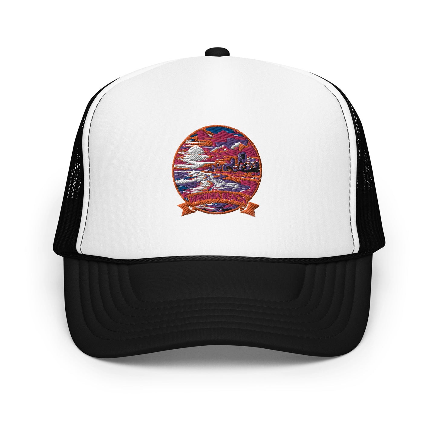 Virginia Beach Virginia Souvenir Foam trucker hat