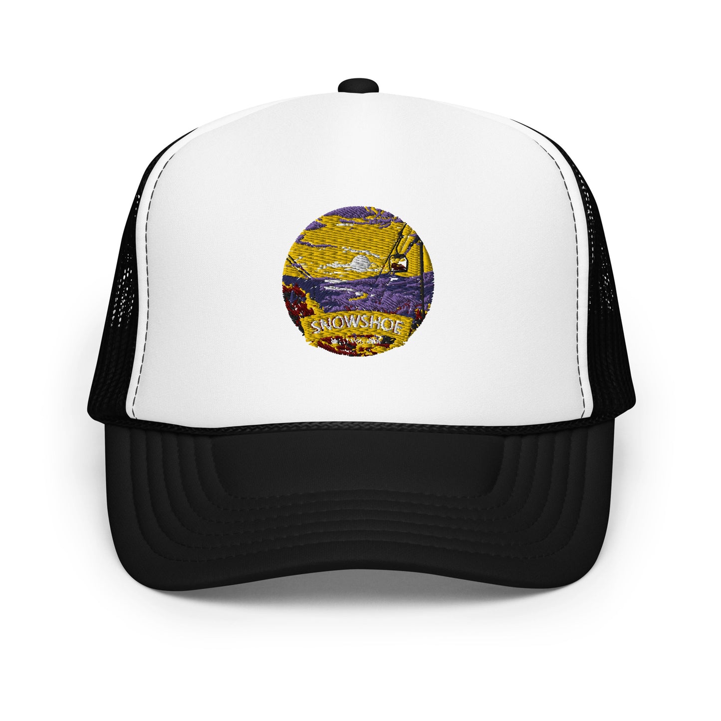 Snowshoe West Virginia Souvenir Foam trucker hat