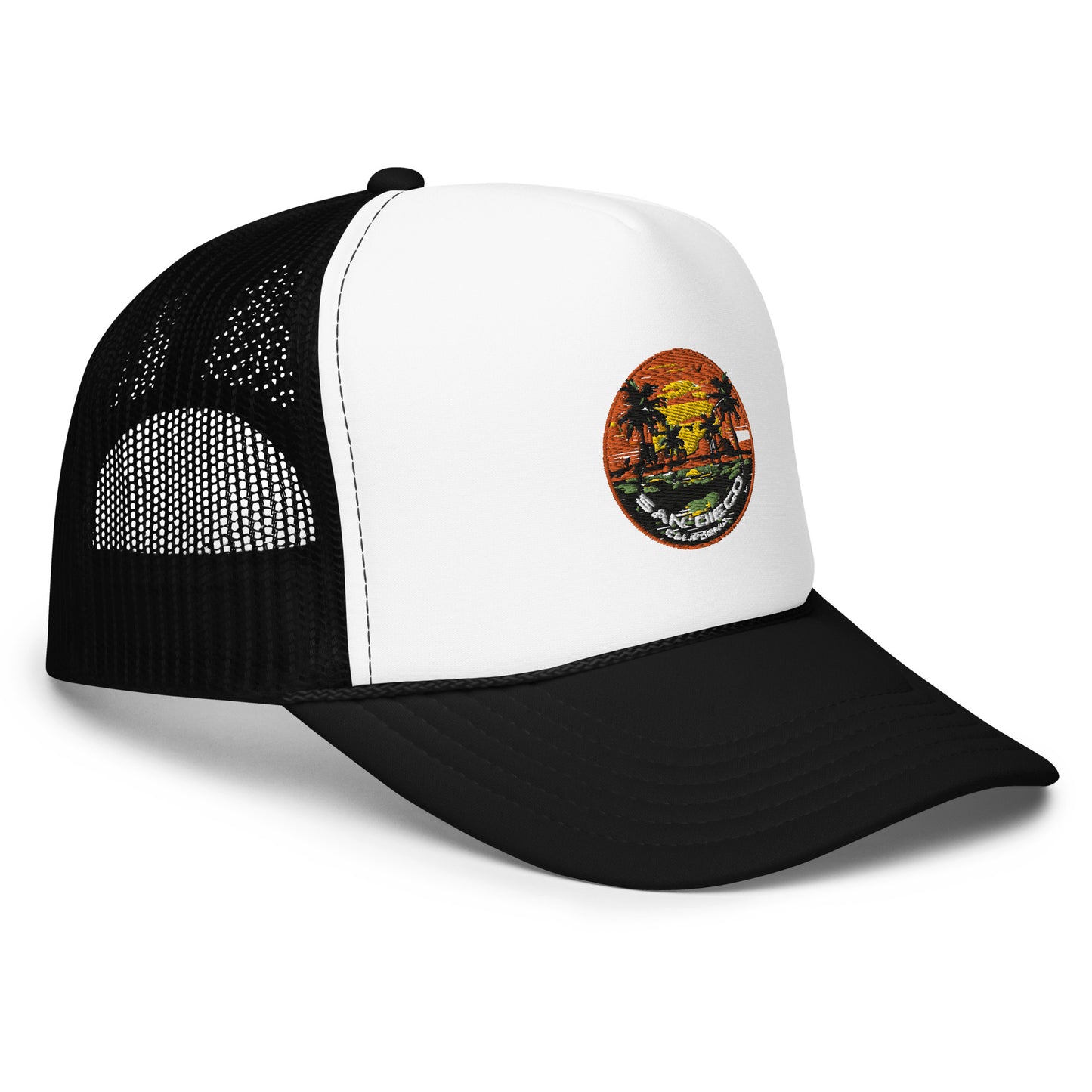 San Diego California Souvenir Foam trucker hat