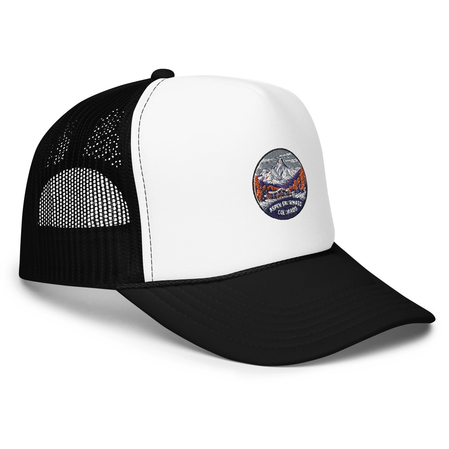 Aspen Snowmass Colorado Souvenir Foam trucker hat