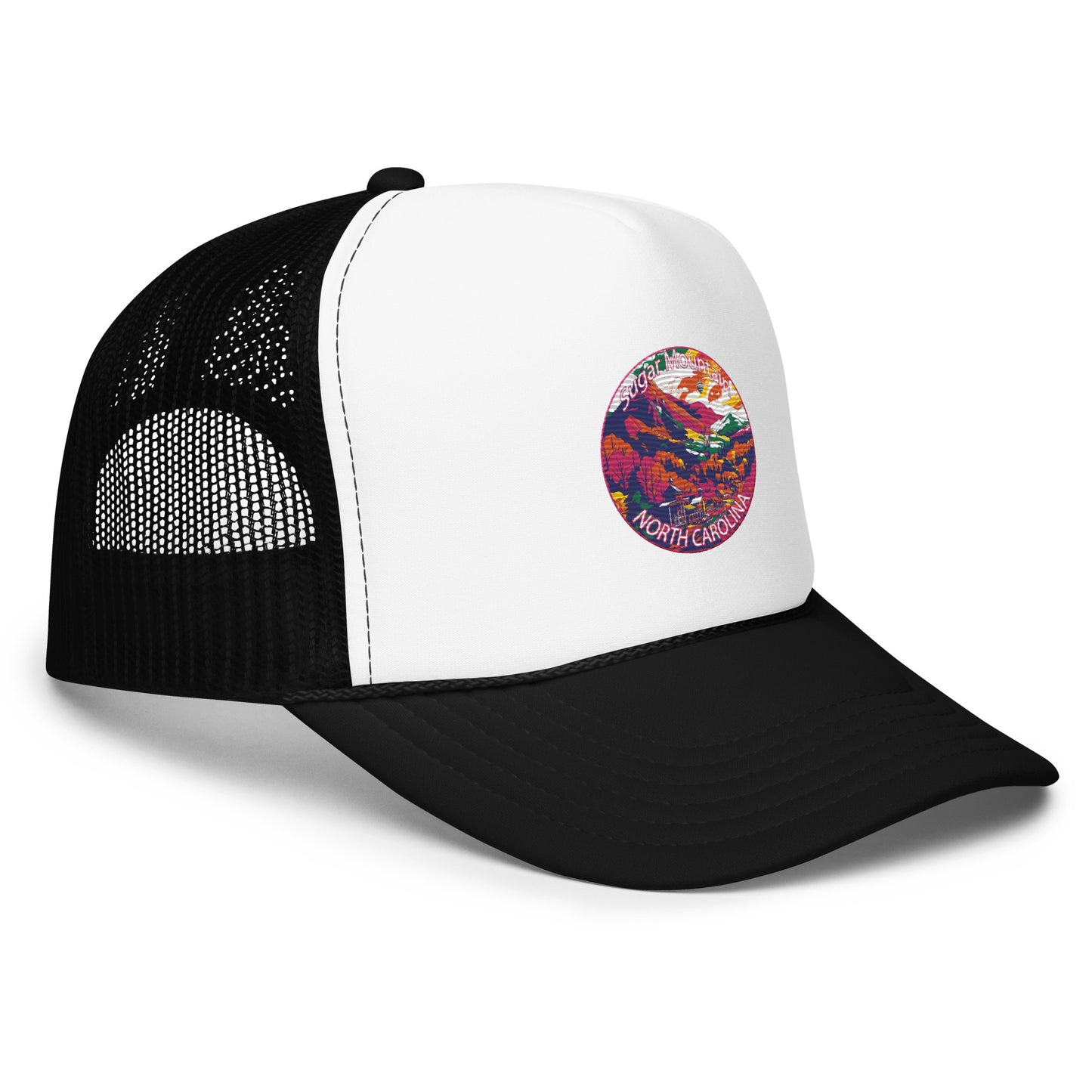 Sugar Mountain North Carolina Souvenir Foam trucker hat