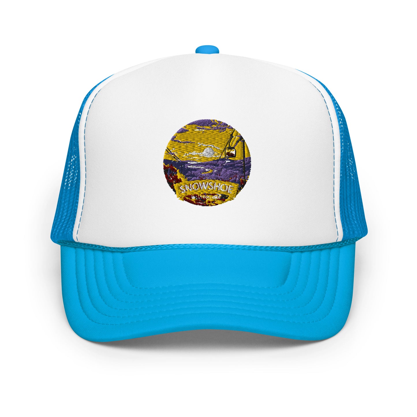 Snowshoe West Virginia Souvenir Foam trucker hat