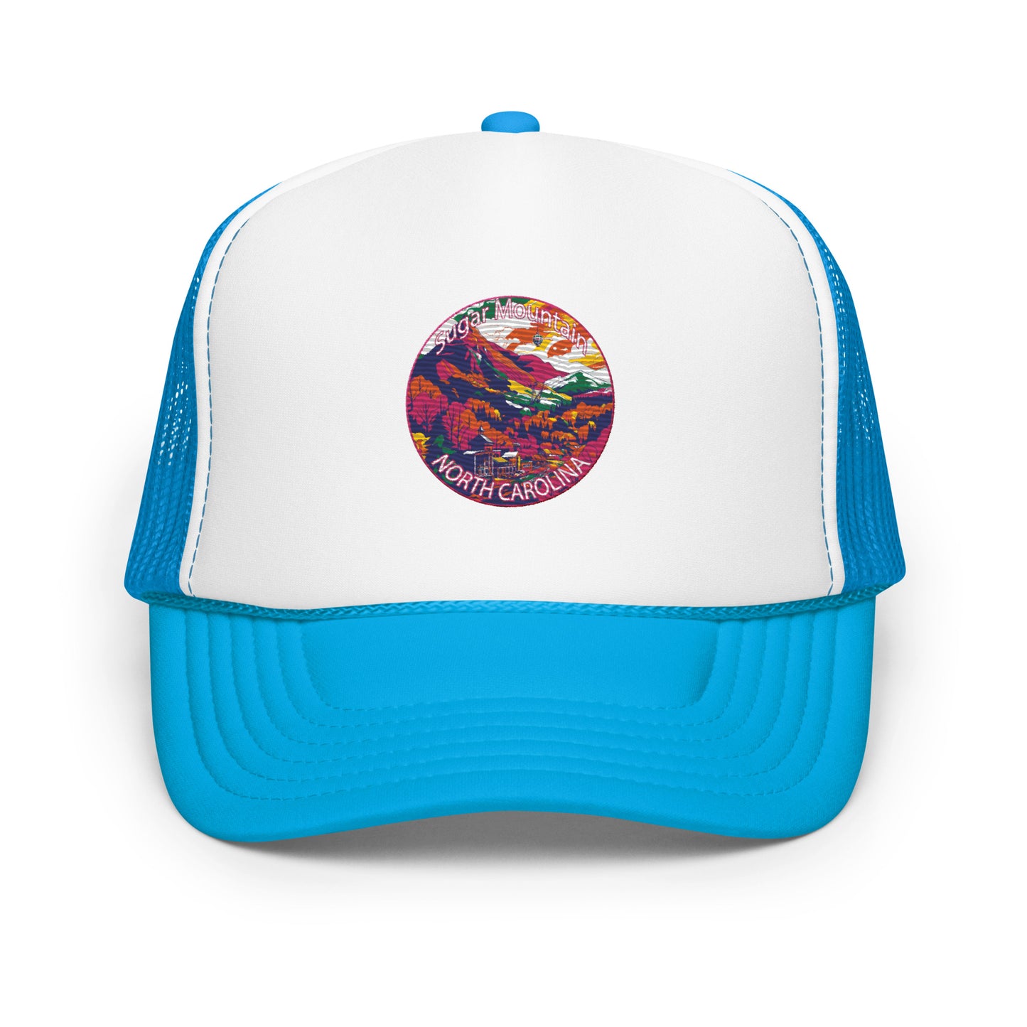 Sugar Mountain North Carolina Souvenir Foam trucker hat