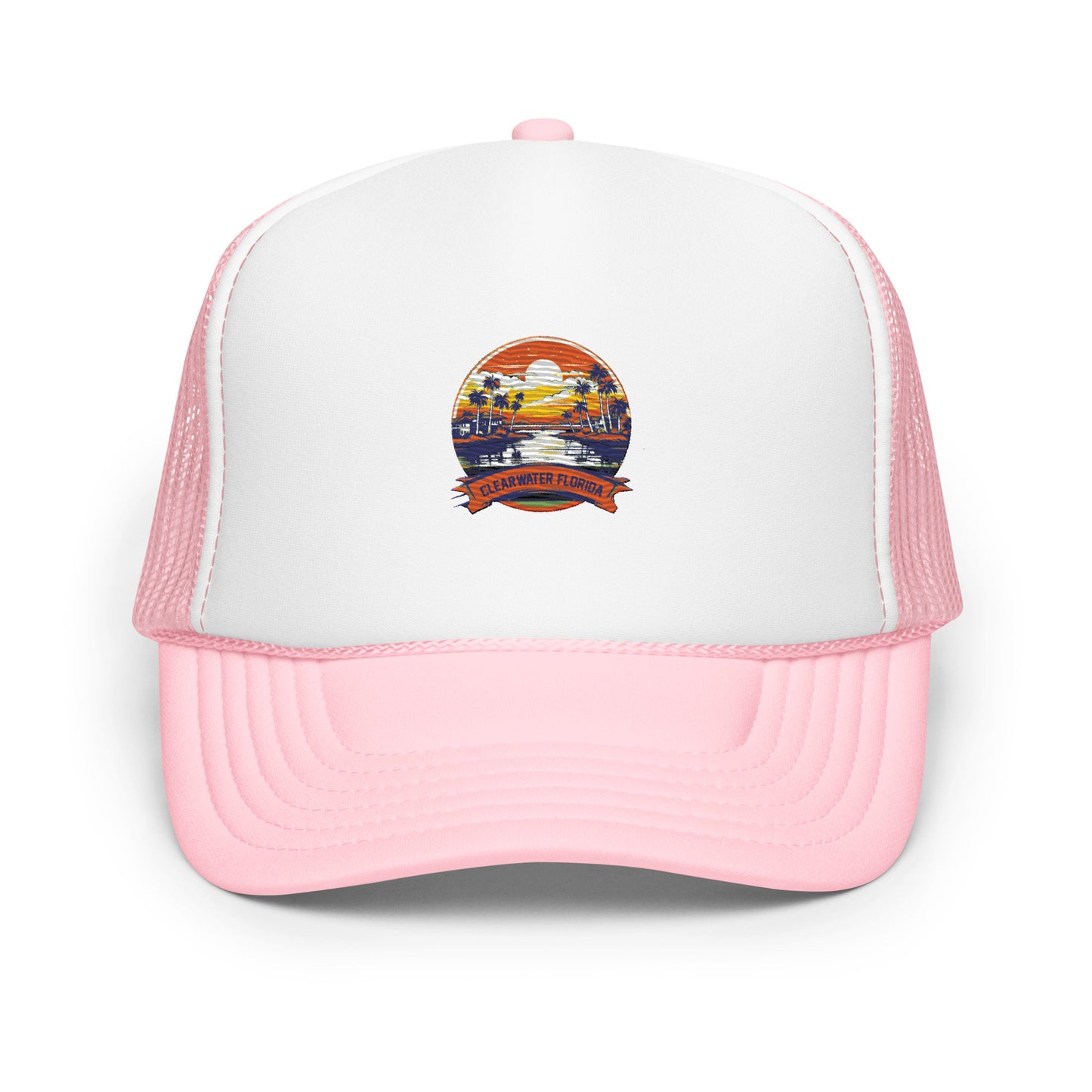 Clearwater Florida Souvenir Foam trucker hat