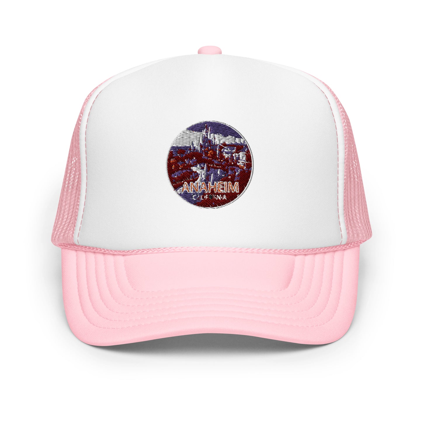 Anaheim California Souvenir Foam trucker hat