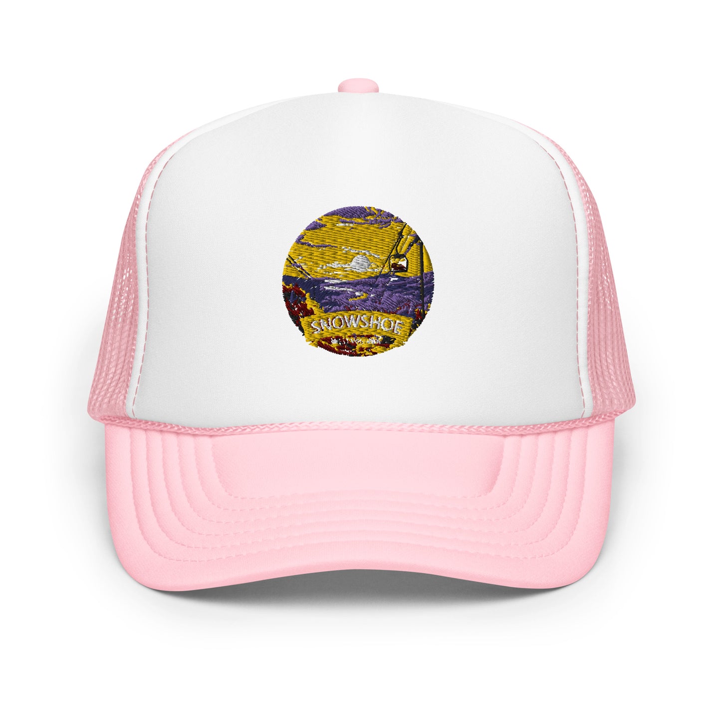 Snowshoe West Virginia Souvenir Foam trucker hat