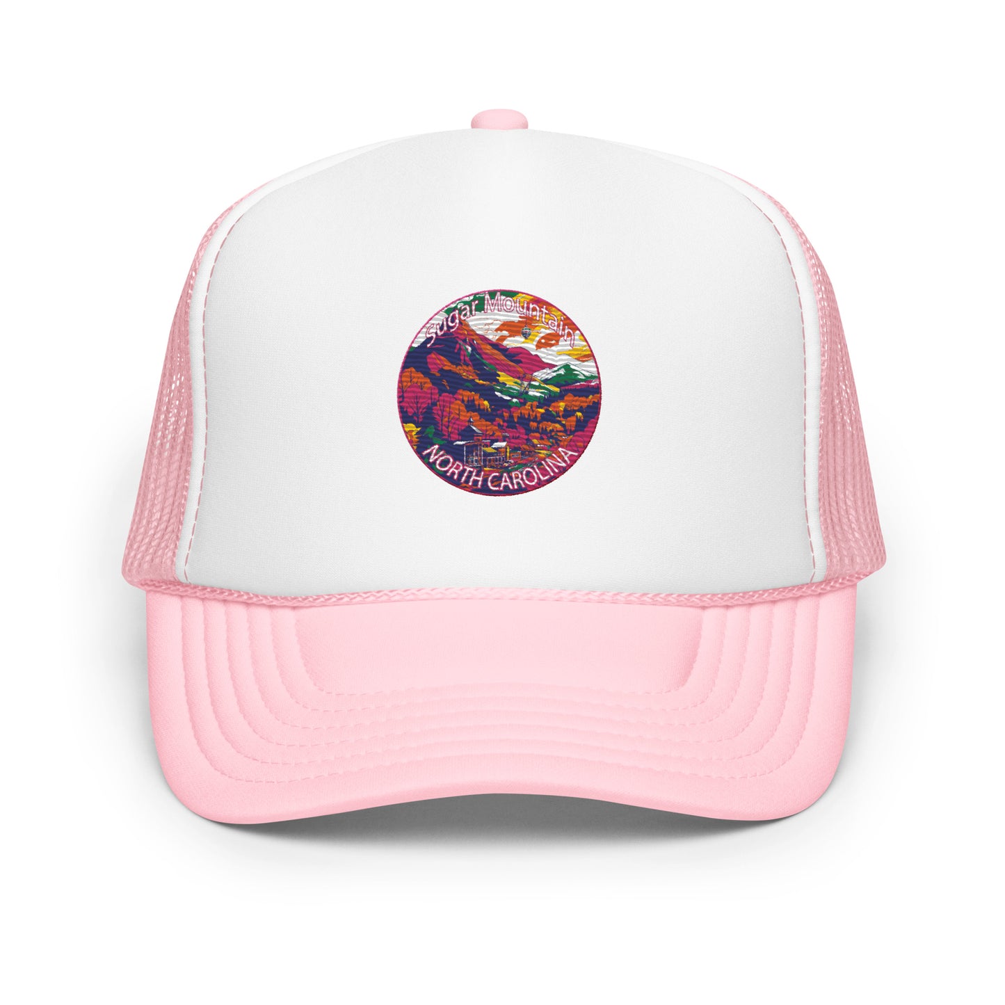 Sugar Mountain North Carolina Souvenir Foam trucker hat