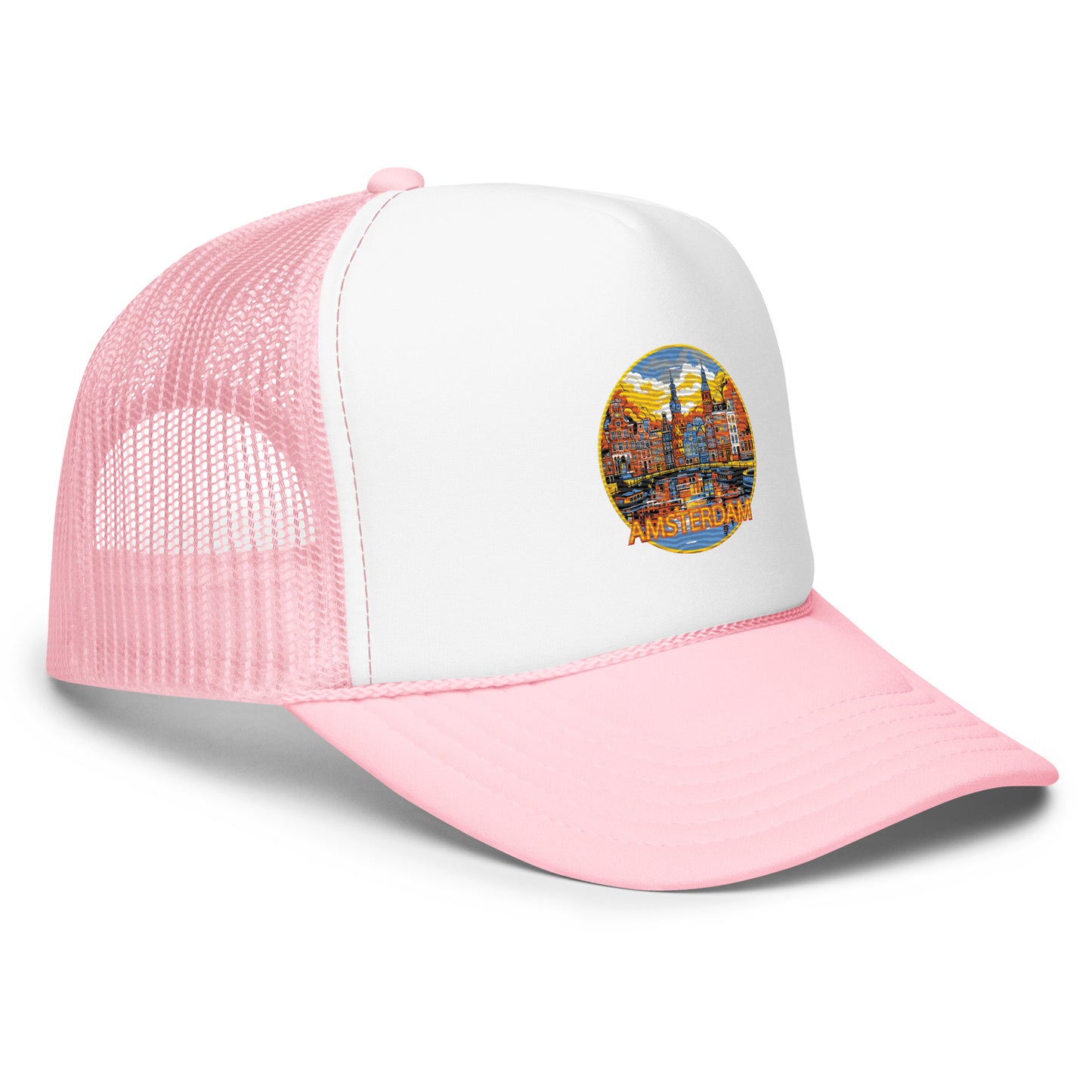 Amsterdam Netherlands Souvenir Foam trucker hat