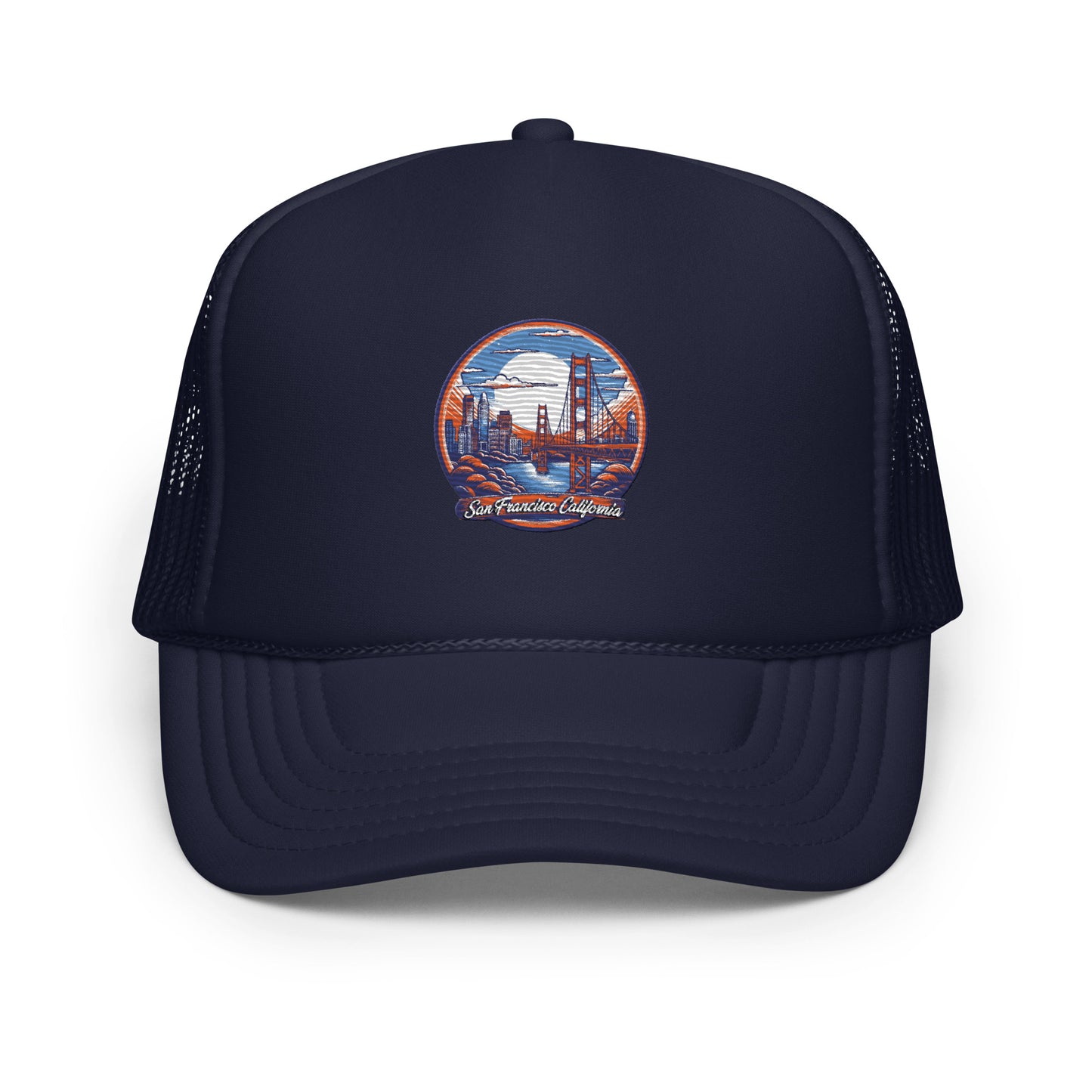 San Francisco California Souvenir Foam trucker hat