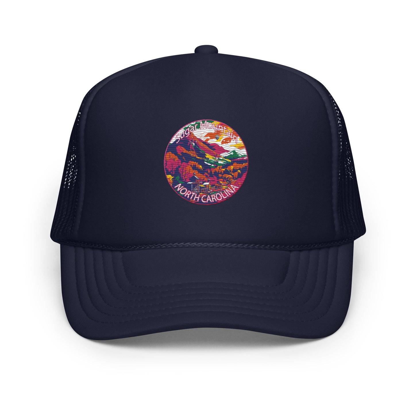 Sugar Mountain North Carolina Souvenir Foam trucker hat