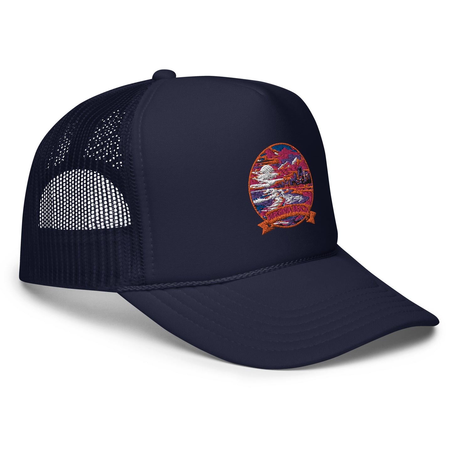 Virginia Beach Virginia Souvenir Foam trucker hat