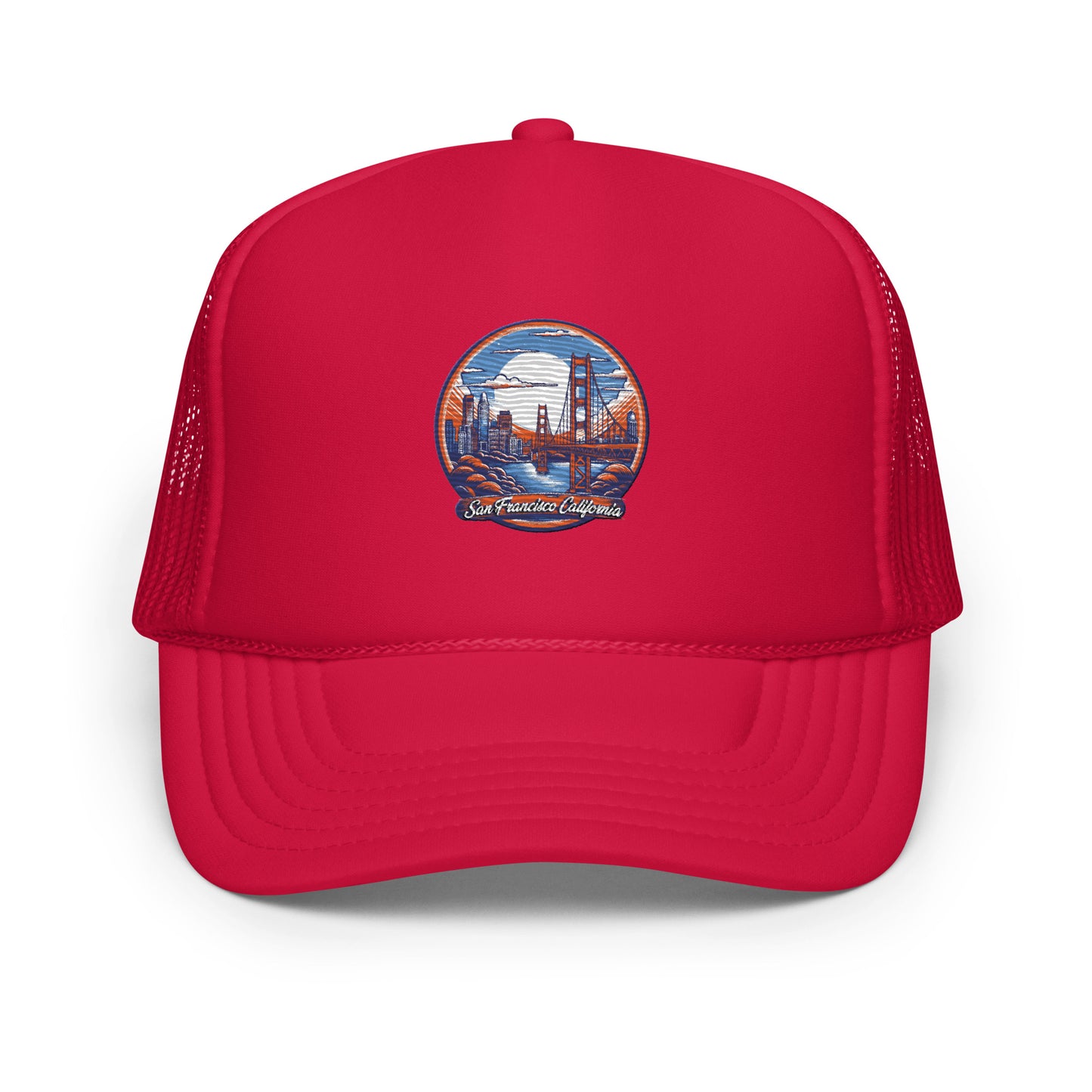 San Francisco California Souvenir Foam trucker hat