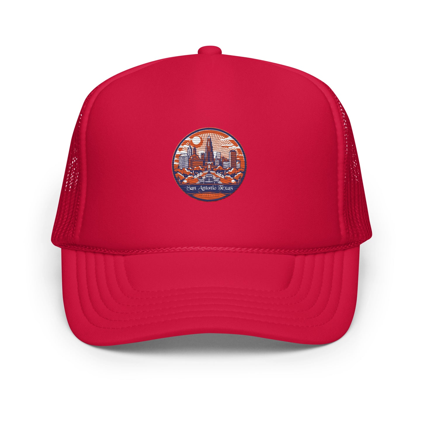 San Antonio Texas Souvenir Foam trucker hat