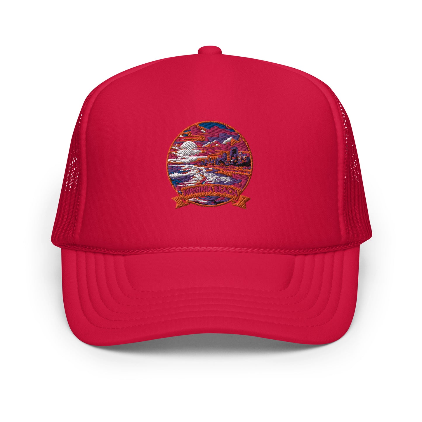 Virginia Beach Virginia Souvenir Foam trucker hat