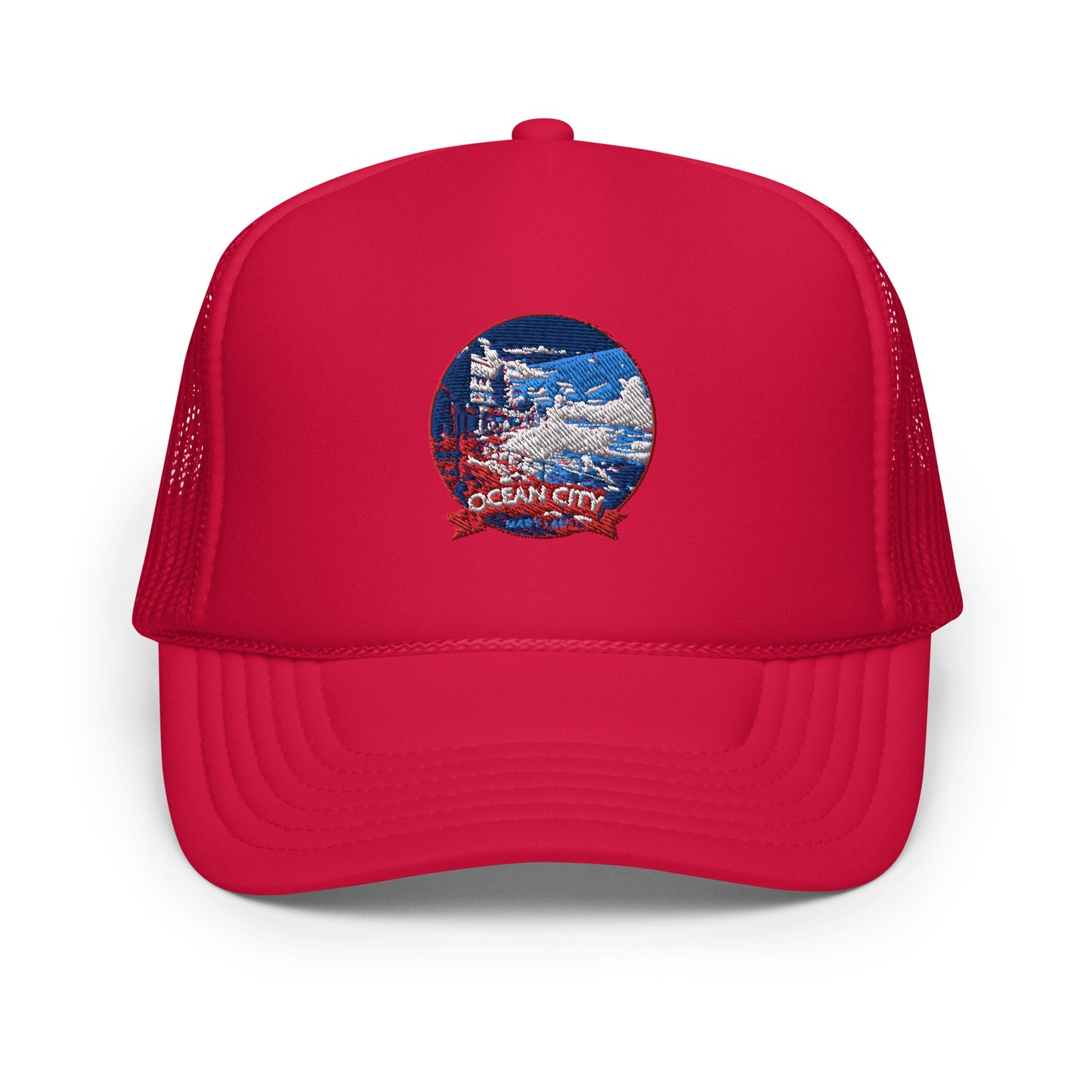 Ocean City Maryland Souvenir Foam trucker hat