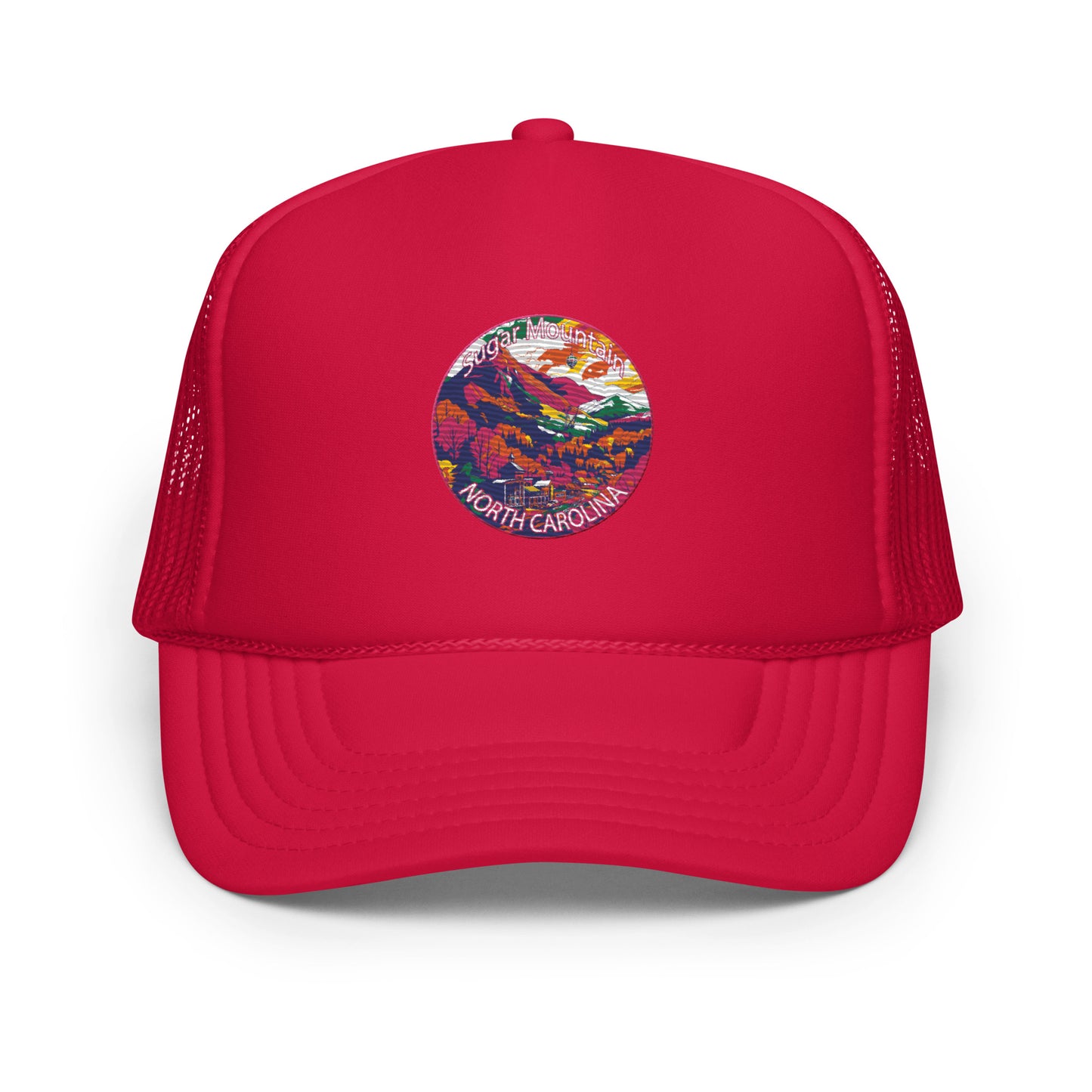 Sugar Mountain North Carolina Souvenir Foam trucker hat