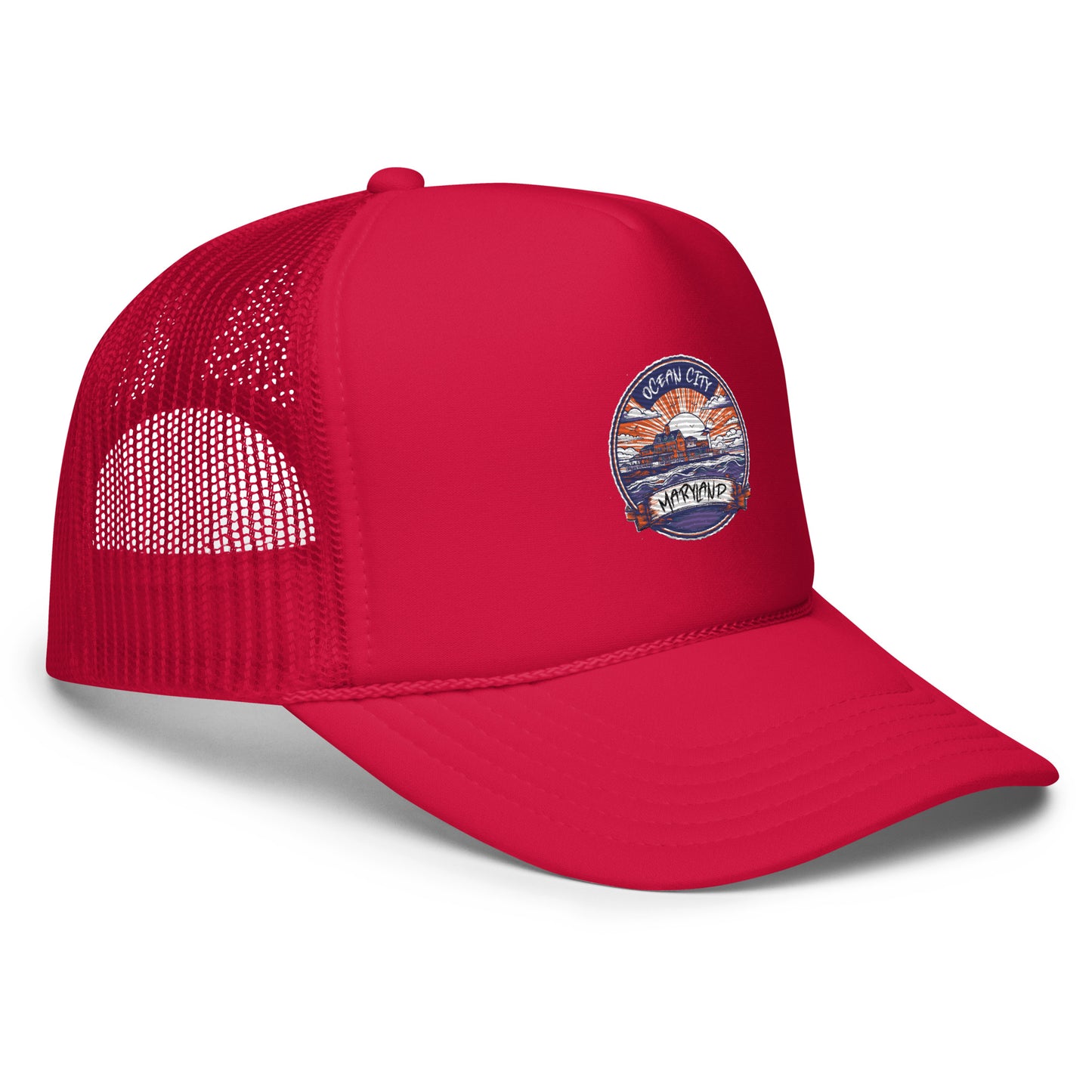 Ocean City Maryland Souvenir Foam trucker hat