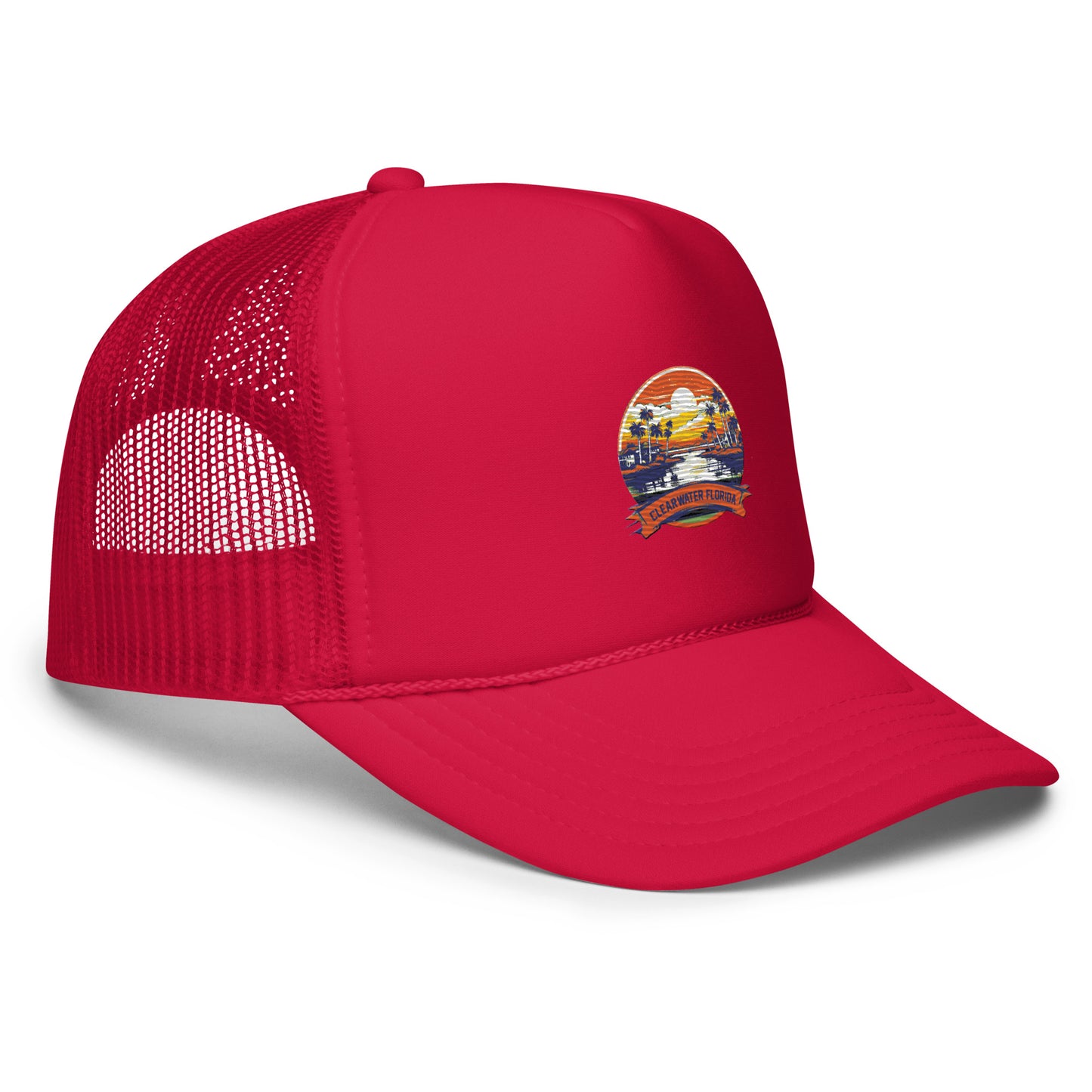 Clearwater Florida Souvenir Foam trucker hat