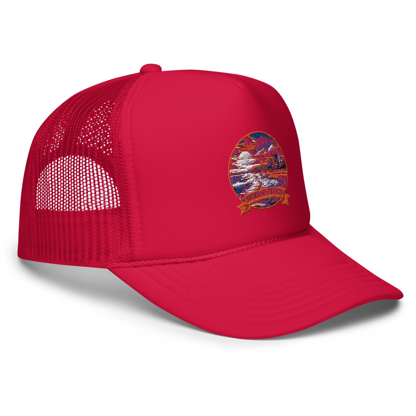 Virginia Beach Virginia Souvenir Foam trucker hat